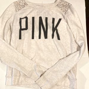 Pink crew neck sweater